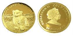10 Dólar Islas Cook Oro 