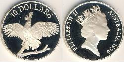 10 Dólar Australia (1939 - ) Plata 