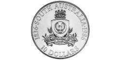 10 Dólar Australia (1939 - ) Plata Isabel II (1926-2022)