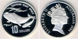 10 Dólar Australia (1939 - ) Plata 