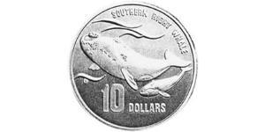 10 Dólar Australia (1939 - ) Plata 