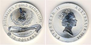 10 Dólar Australia (1939 - ) Plata 