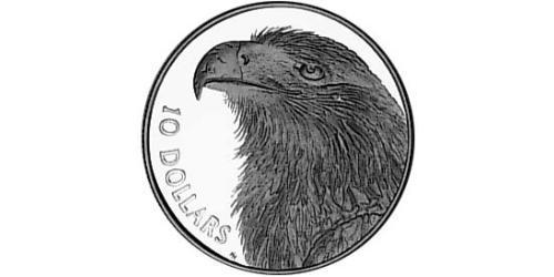 10 Dólar Australia (1939 - ) Plata Isabel II (1926-2022)