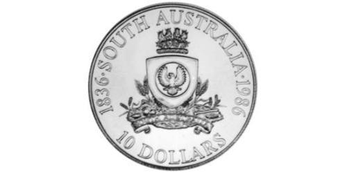 10 Dólar Australia (1939 - ) Plata Isabel II (1926-2022)