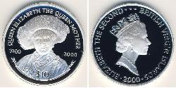 10 Dólar Islas Vírgenes Plata 