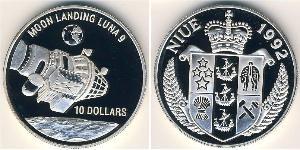 10 Dólar Niue Plata 