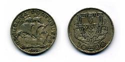10 Escudo Portuguese Republic - Dictature nationale (1926-1933) Argent 