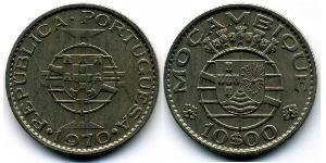 10 Escudo Mozambique Copper/Nickel 