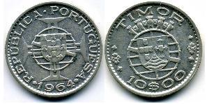 10 Escudo Portugal / Osttimor (1702 - 1975) Kupfer/Nickel 