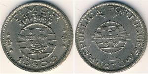 10 Escudo Timor Oriental (1702 - 1975) / Portugal Níquel/Cobre 