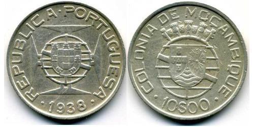 10 Escudo Mozambique Plata 