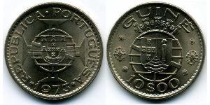 10 Escudo Guinea Portoghese (1474-1974) Rame/Nichel 
