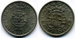 10 Escudo Portogallo / Portuguese Angola (1575-1975) Rame/Nichel 