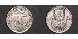 10 Escudo Estado Novo (Portugal) (1933 - 1974) Silber 