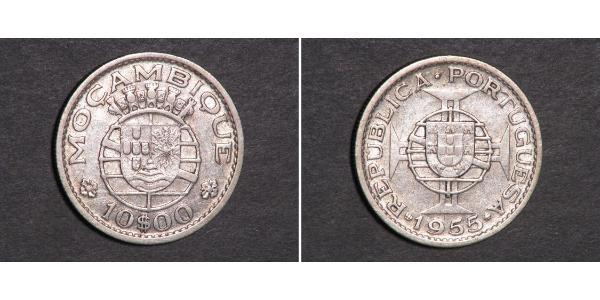 10 Escudo Mosambik Silber 