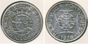 10 Escudo São Tomé and Príncipe (1469 - 1975) Silver 