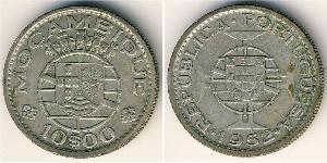 10 Escudo Mozambique 銀 