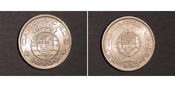 10 Escudo 佛得角 / 葡萄牙 銀 