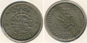 10 Escudo 葡萄牙 / 葡屬西非 (1575 - 1975) 銀 