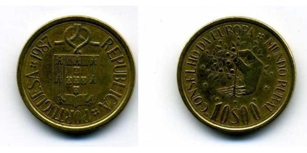 10 Escudo 葡萄牙 黃銅/镍 
