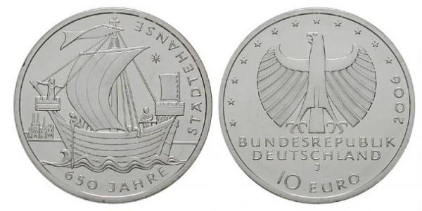 10 Euro Allemagne Argent 