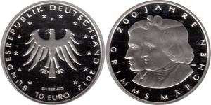 10 Euro Allemagne (1990 - ) Argent 