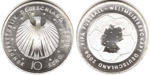 10 Euro Allemagne (1990 - ) Argent 