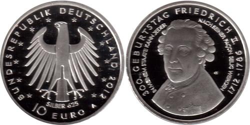 10 Euro Allemagne (1990 - ) Argent 