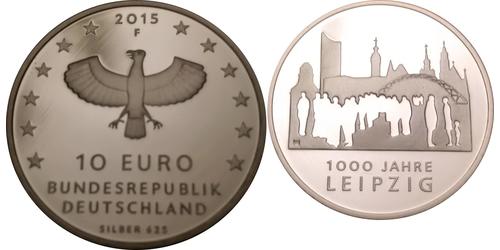 10 Euro Allemagne (1990 - ) Argent 