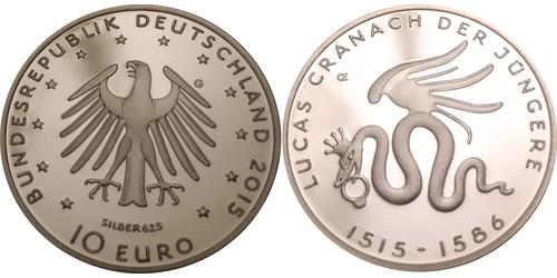 10 Euro Allemagne (1990 - ) Argent 