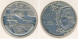 10 Euro Belgique Argent 