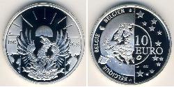 10 Euro Belgique Argent 