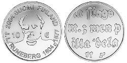 10 Euro Finlande (1917 - ) Argent 