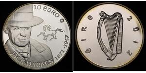 10 Euro Irlande (1922 - ) Argent 