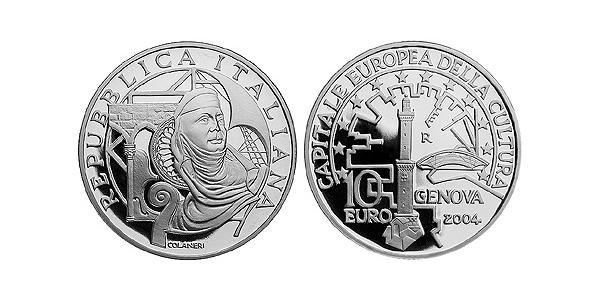10 Euro Italie Argent 