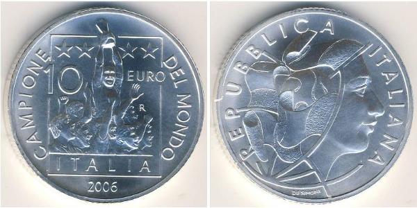 10 Euro Italie Argent 