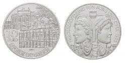 10 Euro Republic of Austria (1955 - ) Argent 
