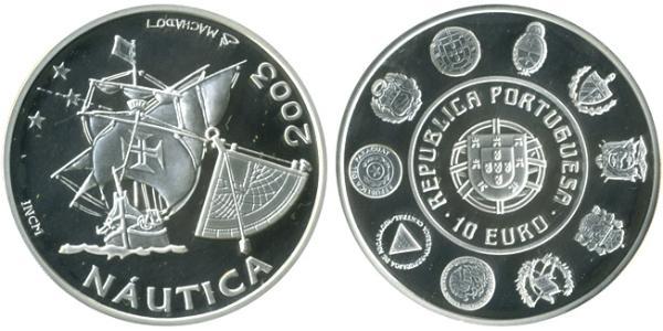10 Euro République portugaise (1975 - ) Argent 