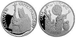 10 Euro Vatican (1926-) Argent John Paul II (1920 - 2005)
