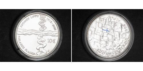 10 Euro Finlandia (1917 - ) Argento 