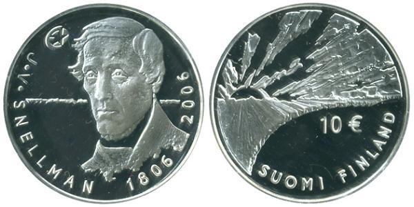10 Euro Finlandia (1917 - ) Argento 