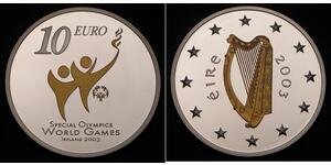 10 Euro Irlanda (1922 - ) Argento 