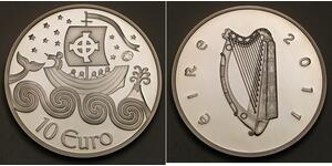 10 Euro Irlanda (1922 - ) Argento 