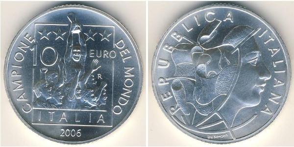 10 Euro Italia Argento 