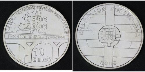 10 Euro Portogallo Argento 