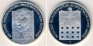 10 Euro Repubblica Federale di Germania (1990 - ) Argento 