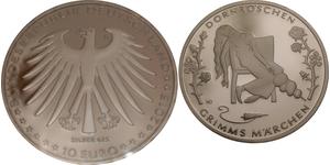 10 Euro Repubblica Federale di Germania (1990 - ) Argento 