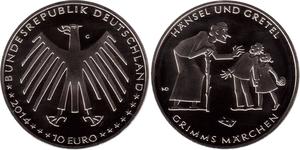 10 Euro Repubblica Federale di Germania (1990 - ) Argento 