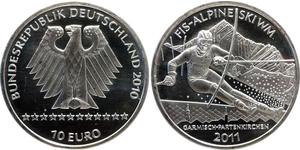 10 Euro Repubblica Federale di Germania (1990 - ) Argento 