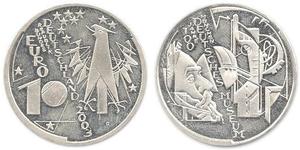 10 Euro Repubblica Federale di Germania (1990 - ) Argento 